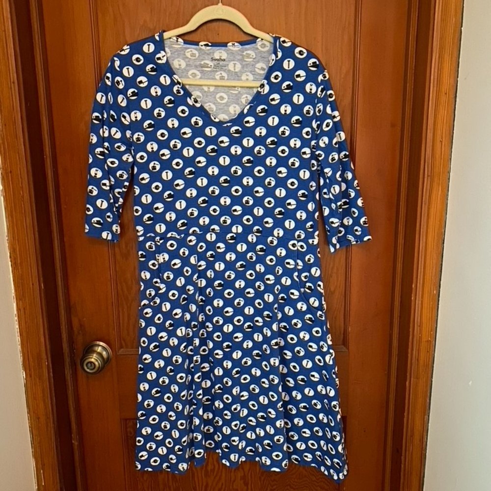 Svaha simple machines 2-pocket dress, size 14.